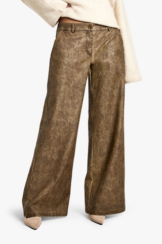Broek Wide Legs - Bruin