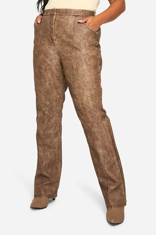 Broek Slim Fit - Gemêleerd Bruin