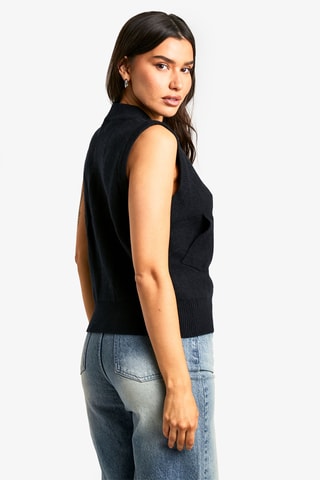 Mouwloos Vest - Zwart