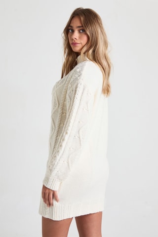 Trui-jurk - Ecru