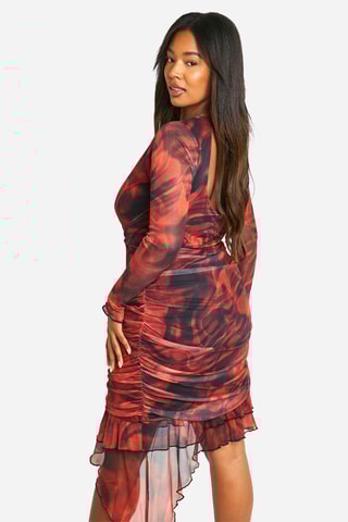 Nauwaansluitende Jurk - Rood