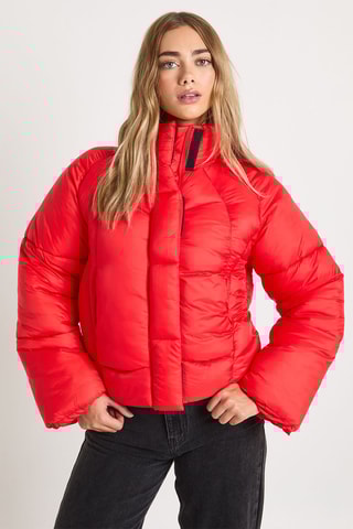 Gewatteerde Jas - Rood