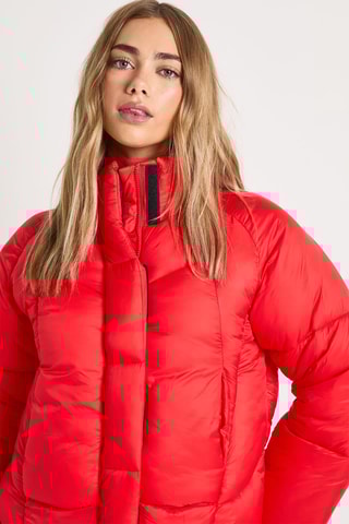 Gewatteerde Jas - Rood