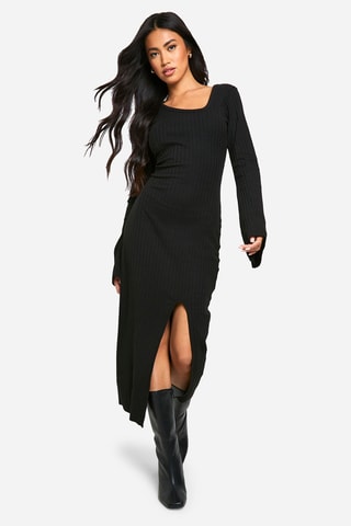 Trui-jurk - Zwart