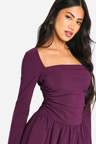 Skaterjurk - Bordeauxrood