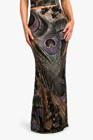 Lange Rok Hoge Taille - Zwart