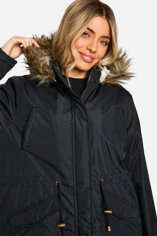 Parka met Capuchon - Zwart