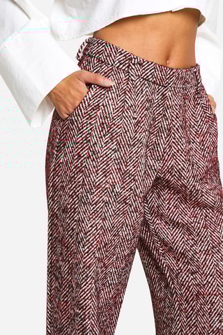Broek Hoge Taille - Rood