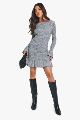 Nauwaansluitende Jurk - Zwart