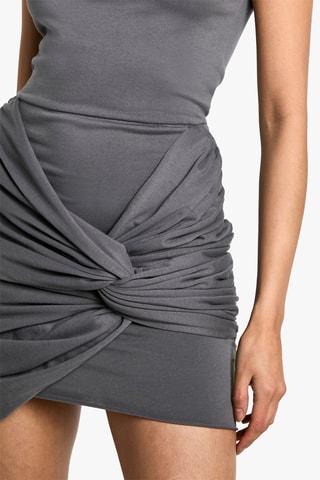 Nauwaansluitende Jurk - Donkergrijs