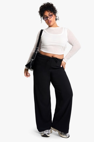 Broek Hoge Taille - Zwart