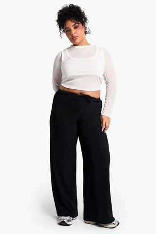 Broek Hoge Taille - Zwart