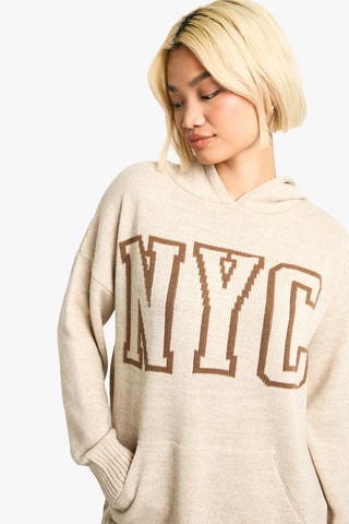 Sweater met Capuchon - Beige