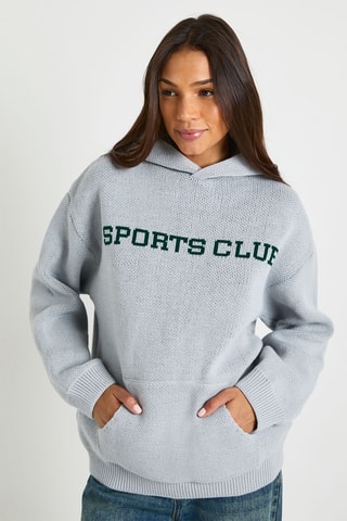 Sweater met Capuchon - Grijs