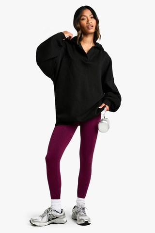 Sweater met Capuchon - Zwart