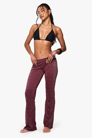 Strandbroek - Bordeauxrood