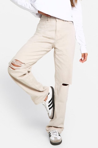 Jeans boyfriend - Ecru