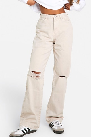 Jeans boyfriend - Ecru