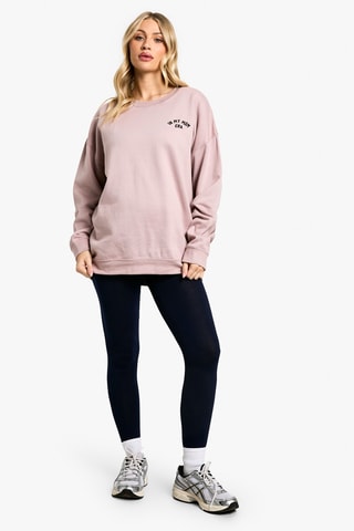 Sweater en Zwangerschapslegging - Taupe