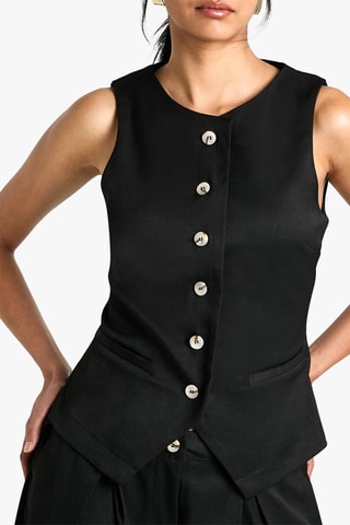 Mouwloos Vest - Zwart