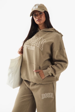 Sweater met Capuchon - Kaki