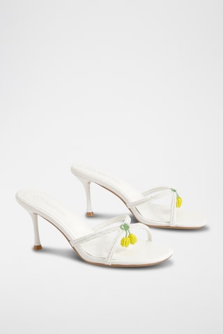 Muiltjes met Hak - Wit