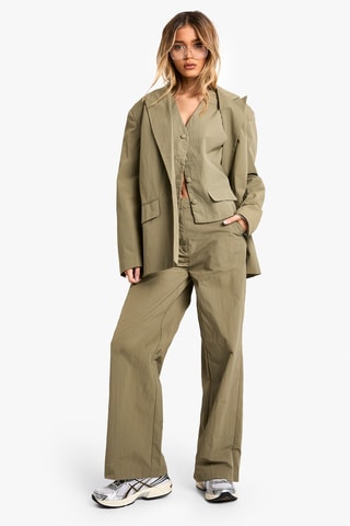 Broek Straight - Olijfgroen