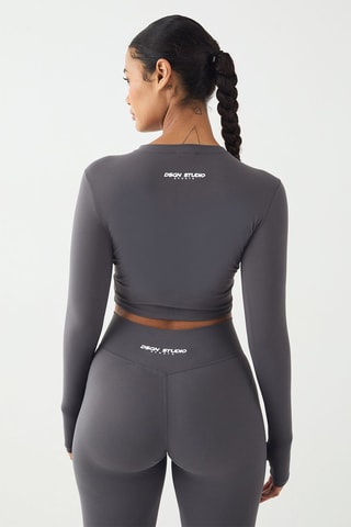 Crop Top - Antraciet