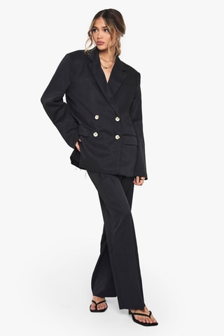 Broek Wide Legs - Zwart