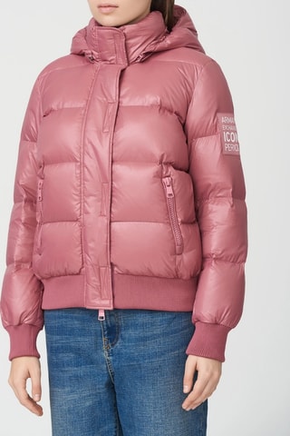 Doudoune à capuche - Rose - Exchange