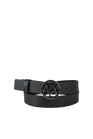 Ceinture en cuir - Noir - Exchange