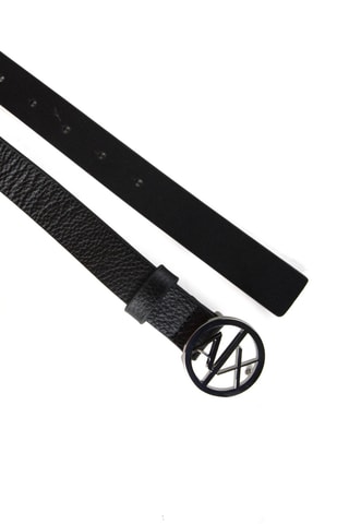 Ceinture en cuir - Noir - Exchange