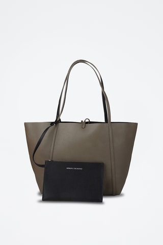 Sac porté épaule et pochette - Taupe - Exchange