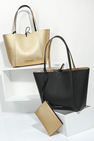 Sac porté épaule réversible - Noir - Exchange