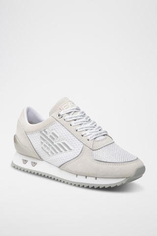 Baskets en nubuck - Blanc - EA7