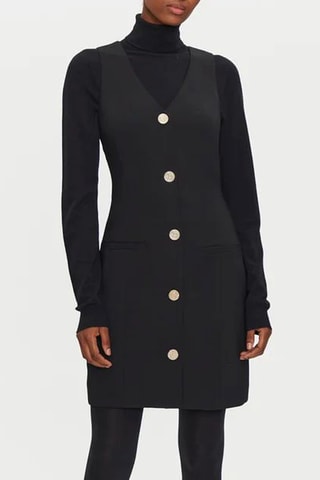 Robe trompe-l’œil - Noir  - Exchange