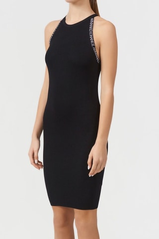 Robe fourreau - Noir et blanc - Exchange