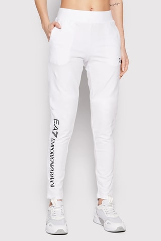 Sweat et pantalon - Gris chiné et blanc - EA7