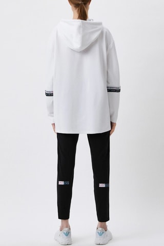 Sweat à capuche et pantalon - Blanc et noir - EA7