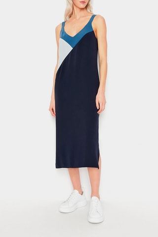 Robe midi - Bleu - Exchange