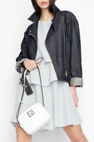 Robe volantée - Gris clair - Exchange