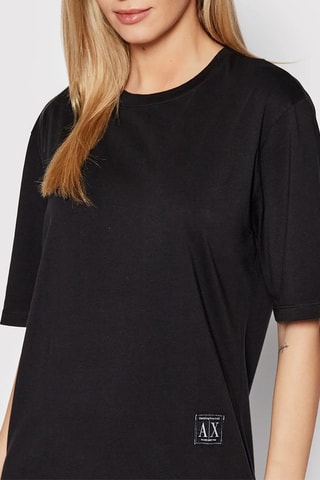 Robe t-shirt - Noir - Exchange