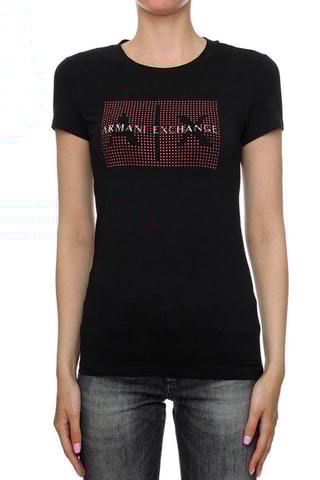 T-shirt - Noir et rose - Exchange