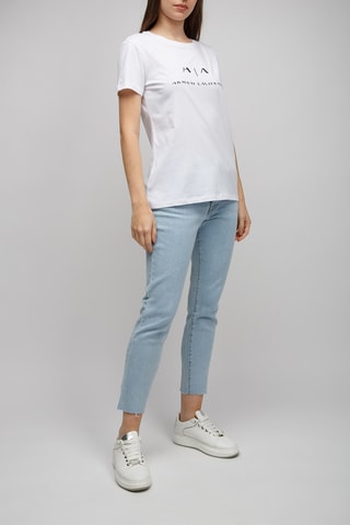 T-shirt - Blanc et anthracite - Exchange