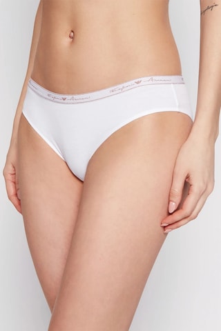 2 culottes - Bleu marine et blanc - Emporio Armani