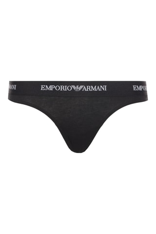 2 tangas - Noir et blanc - Emporio Armani