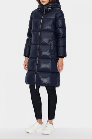 Doudoune longue - Bleu marine - Exchange