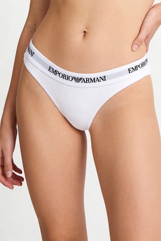 Culotte - Bleu marine et blanc - Emporio Armani