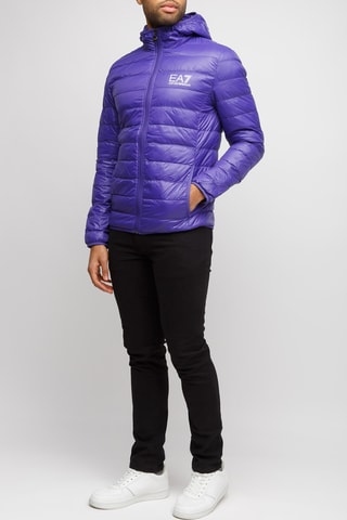 Doudoune à capuche - Bleu  - EA7