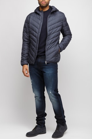 Doudoune à capuche - Anthracite - EA7